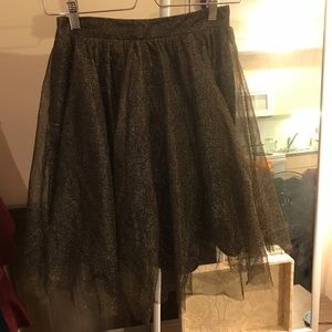 Sparkle and fade, tutu size small, gold and black